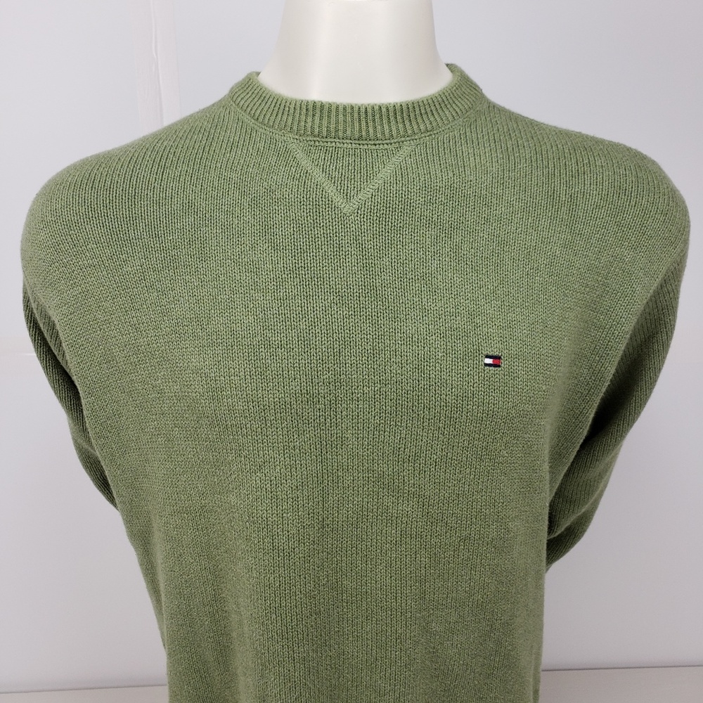Tommy Hilfiger Sweater with Flag Logo Men's Large